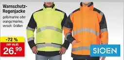 Zimmermann Sioen warnschutz-regenjacke gelb/marine Angebot