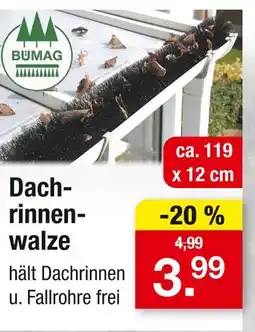 Zimmermann Bümag dachrinnenwalze Angebot