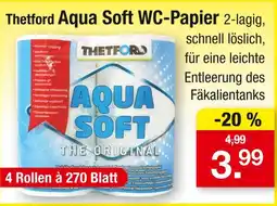 Zimmermann Thetford aqua soft wc-papier Angebot
