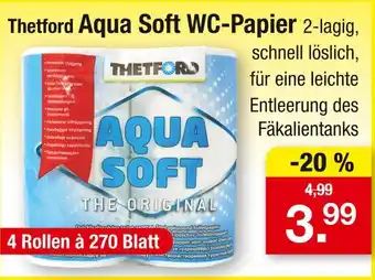 Zimmermann Thetford aqua soft wc-papier Angebot