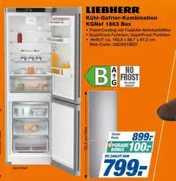 Expert Liebherr kühl-gefrier-kombination kgnsfd 1863 bex Angebot