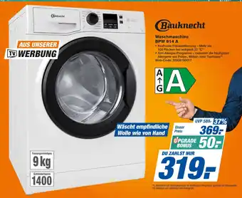 Expert Bauknecht waschmaschine bpw 914 a Angebot