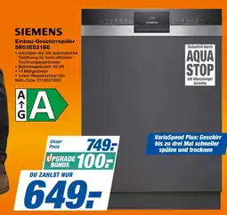 Expert Siemens einbau-geschirrspüler sn53es21be Angebot
