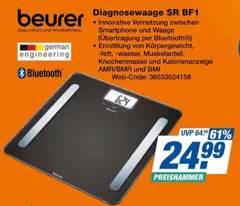Expert Beurer diagnosewaage sr bf1 Angebot