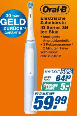 Expert Oral-b elektrische zahnbürste io series 3n ice blue Angebot