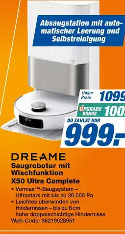 Expert Dreame saugroboter mit wischfunktion x50 ultra complete Angebot