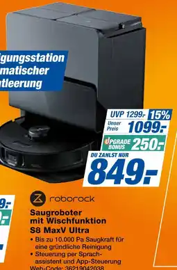 Expert Roborock saugroboter mit wischfunktion s8 maxv ultra Angebot