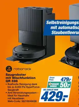 Expert Roborock saugroboter mit wischfunktion qr 598 Angebot