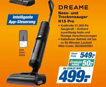 Expert Dreame nass- und trockensauger h15 pro Angebot