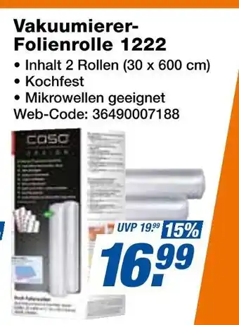 Expert Vakuumierer-folienrolle 1222 Angebot