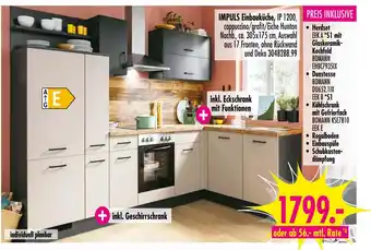 Möbel Boss Impuls einbauküche ip 1200 Angebot