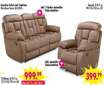 Möbel Boss Garnitur erfurt mit funktion Angebot