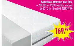 Möbel Boss Kaltschaum-matratze aero star Angebot
