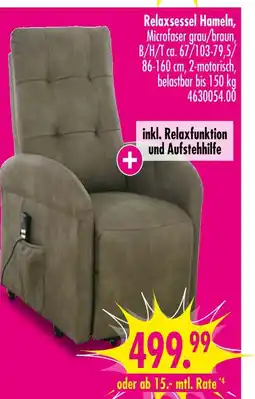 Möbel Boss Relaxsessel hameln Angebot