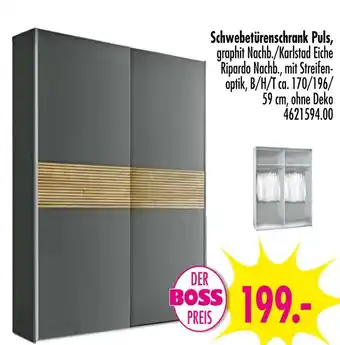 Möbel Boss Schwebetürenschrank puls Angebot