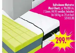 Möbel Boss Kaltschaum-matratze maxi-duett Angebot