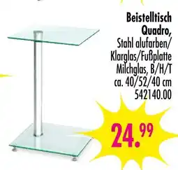 Möbel Boss Beistelltisch quadro Angebot