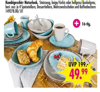 Möbel Boss Kombigeschirr naturlook Angebot