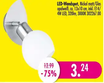 Möbel Boss Led-wandspot Angebot