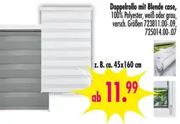 Möbel Boss Doppelrollo mit blende case Angebot