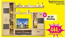 Möbel Boss Wohnwand paris Angebot