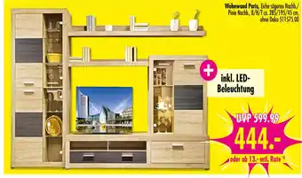 Möbel Boss Wohnwand paris Angebot