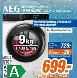 Expert Aeg waschmaschine lr7fl942ex Angebot