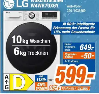 Expert Lg waschtrockner w4wr70x6y Angebot
