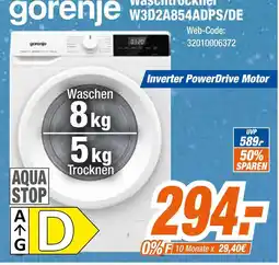Expert Gorenje waschtrockner w3d2a854adps/de Angebot