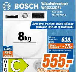 Expert Bosch wäschetrockner wqg233df4 Angebot