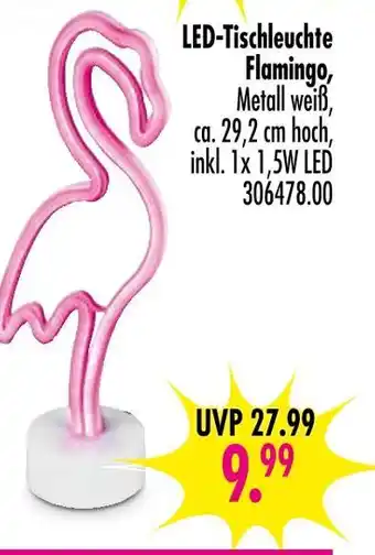 Möbel Boss Led-tischleuchte flamingo Angebot