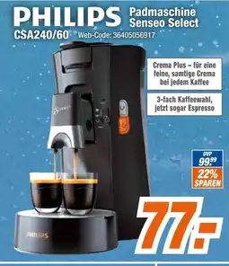 Expert Philips padmaschine senseo select Angebot