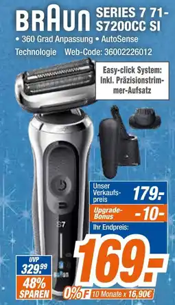 Expert Braun series 7 71-s7200cc si Angebot