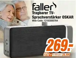 Expert Faller tragbarer tv-sprachverstärker oskar Angebot