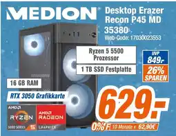Expert Medion desktop erazer recon p45 md Angebot