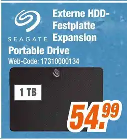 Expert Seagate externe hdd-festplatte expansion portable drive Angebot