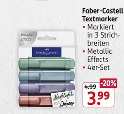Rossmann Faber-castell textmarker Angebot