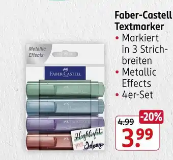 Rossmann Faber-castell textmarker Angebot