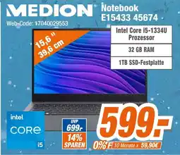 Expert Medion notebook e15433 45674 Angebot