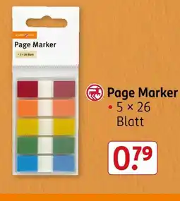 Rossmann Page marker Angebot