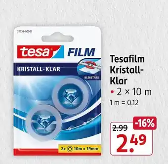 Rossmann Tesa tesafilm kristall-klar Angebot