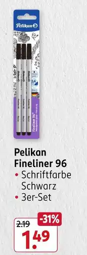 Rossmann Pelikan fineliner 96 Angebot