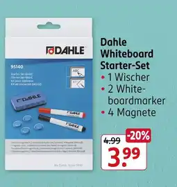 Rossmann Dahle whiteboard starter-set Angebot