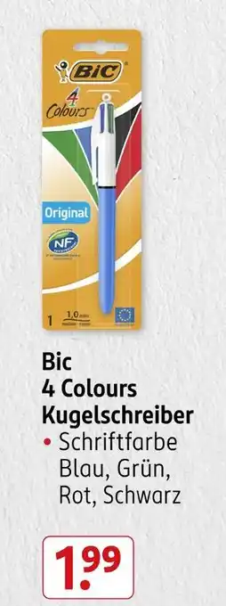 Rossmann Bic 4 colours kugelschreiber Angebot