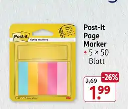 Rossmann Post-it page marker Angebot