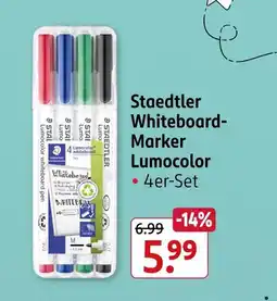 Rossmann Staedtler whiteboard-marker lumocolor Angebot