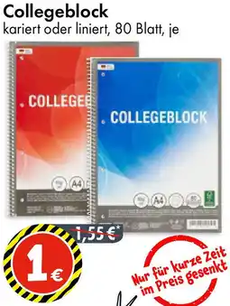 TEDi Collegeblock Angebot