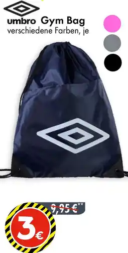 TEDi Umbro Gym Bag Angebot