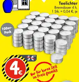 TEDi Teelichter Angebot