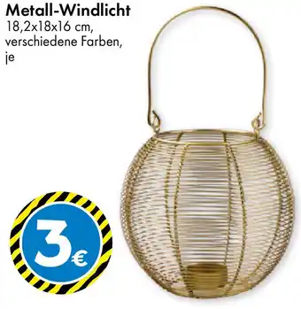 TEDi Metall-Windlicht Angebot
